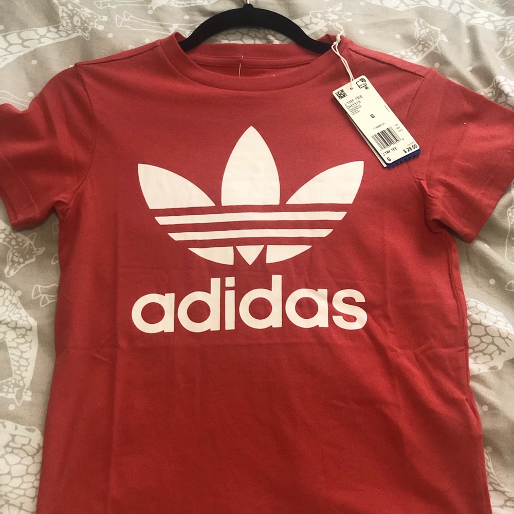 Trasca/white Adidas T-shirt